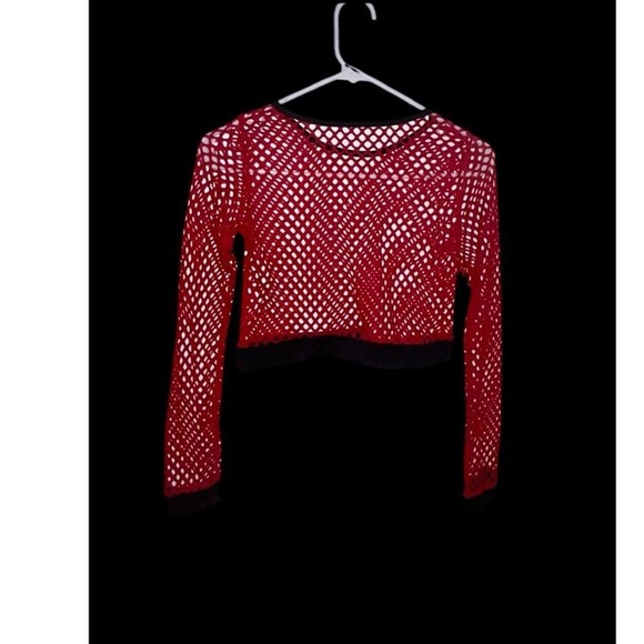 Red fishnet - Picture 4 of 6